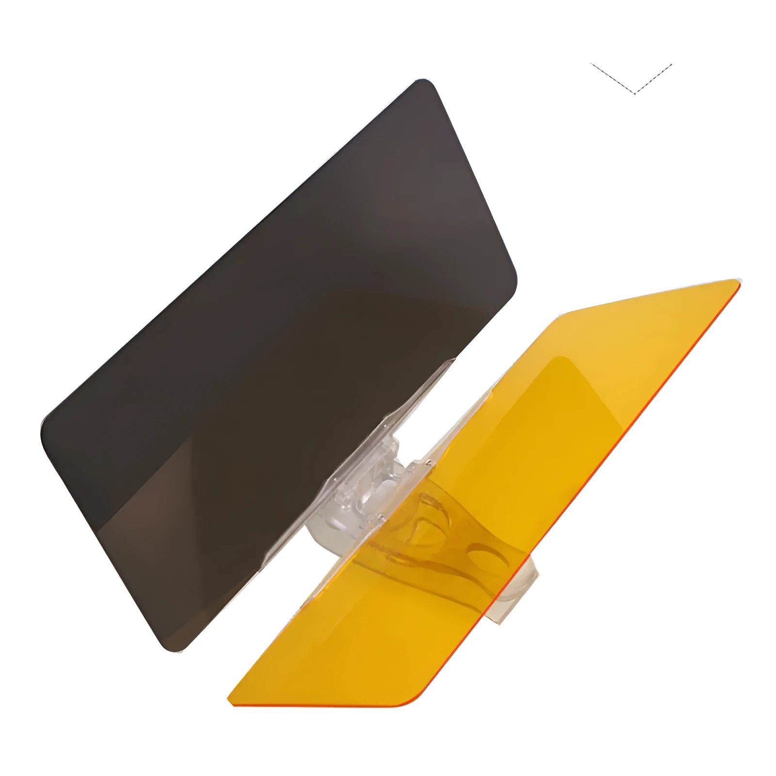 Transparent anti-glare visor for car drivers, ABS material, 120x320mm size