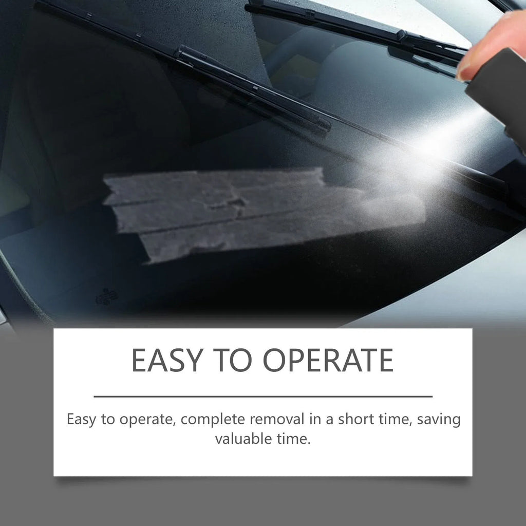 Automobile sticker remover 100ml bottle with microfibre square towel