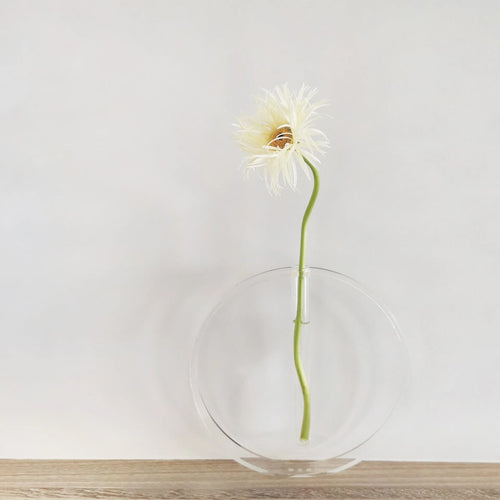 Acrylic transparent test tube vase handmade polished surface small size