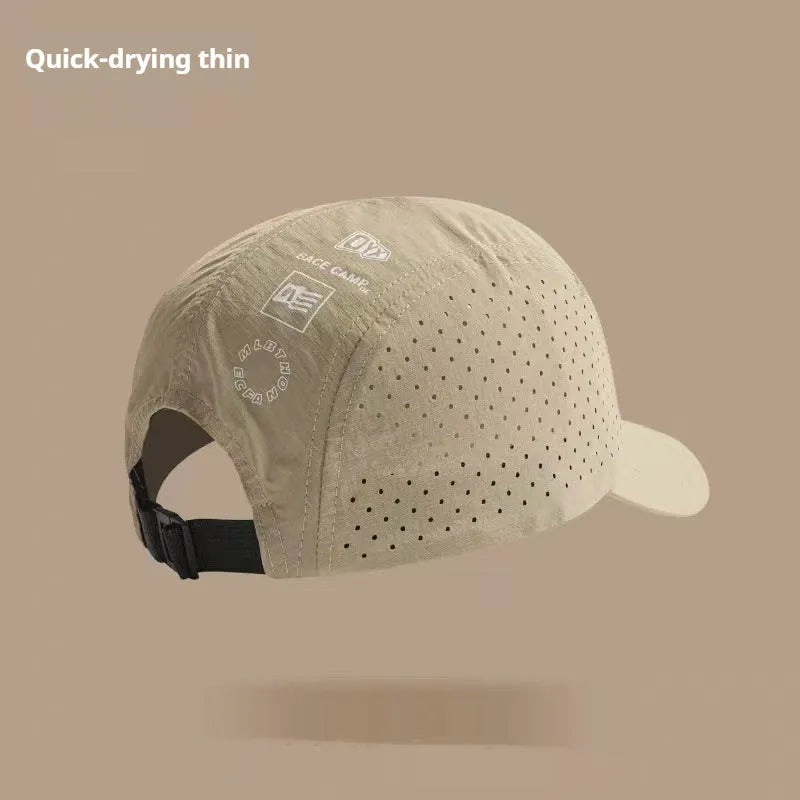 Men's adjustable acrylic mesh baseball cap in dome crown design for summer wear