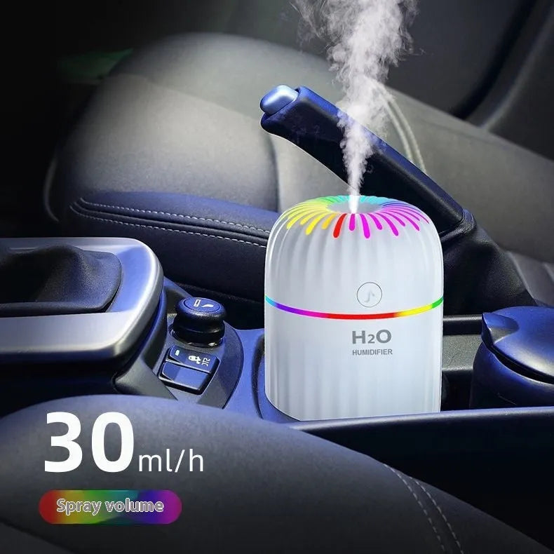 Small animal-shaped USB aromatherapy humidifier in green, pink, or white with a compact plastic design.