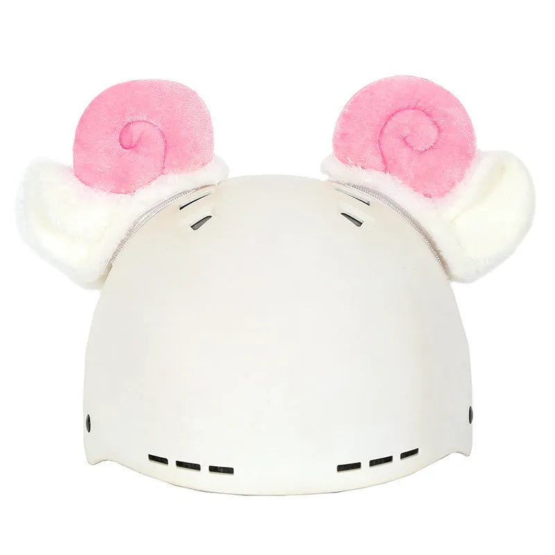 Plush cartoon character helmet cover in size medium, one of 31 available style options.