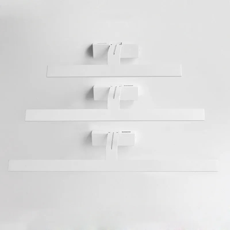 White 520mm long LED mirror headlight bar for bathroom vanity with three light colour settings.