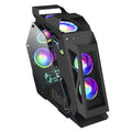 Table-type box SECC board 58.5x50x22 cm small coffee black bare metal chassis for e-sports internet cafe