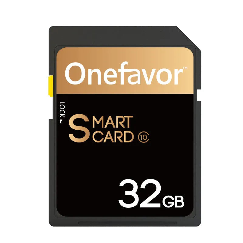 Mercedes-Benz SD to PCMCIA adapter card with stainless steel housing and inserted 32GB SDHC memory card.