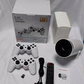 M300MAX portable home projection game machine in red or white packaging with handles