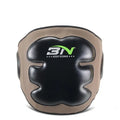 Sanda boxing breast protection target showing waist coverage in dark grey colour