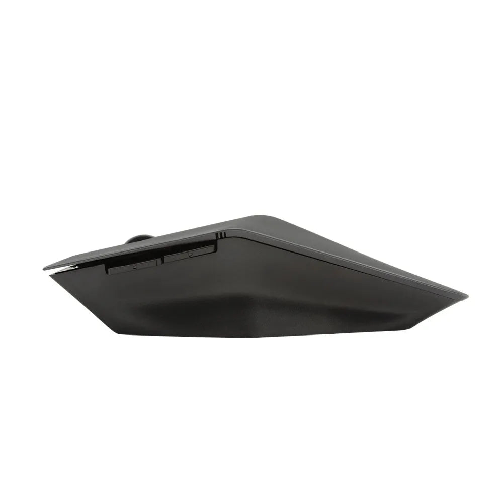 Wireless invisible optical mouse in metallic gold colour with USB receiver for laptop computers