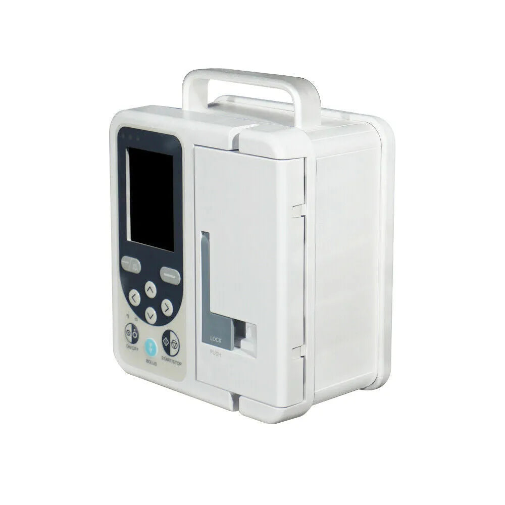 CONTEC SP750 volumetric infusion pump with TFT screen, keypad, and IV tubing