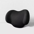 Memory cotton car headrest neck support and waist back cushion set in grey