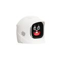 ManGoGo electronic pet car decoration with expression bag and colourful helmet on dashboard