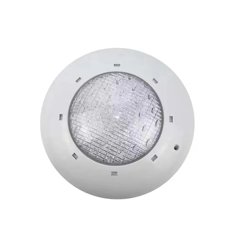 Round plastic IP68 underwater wall-mounted lamp 280mm diameter 70mm thickness warm white cool white RGB