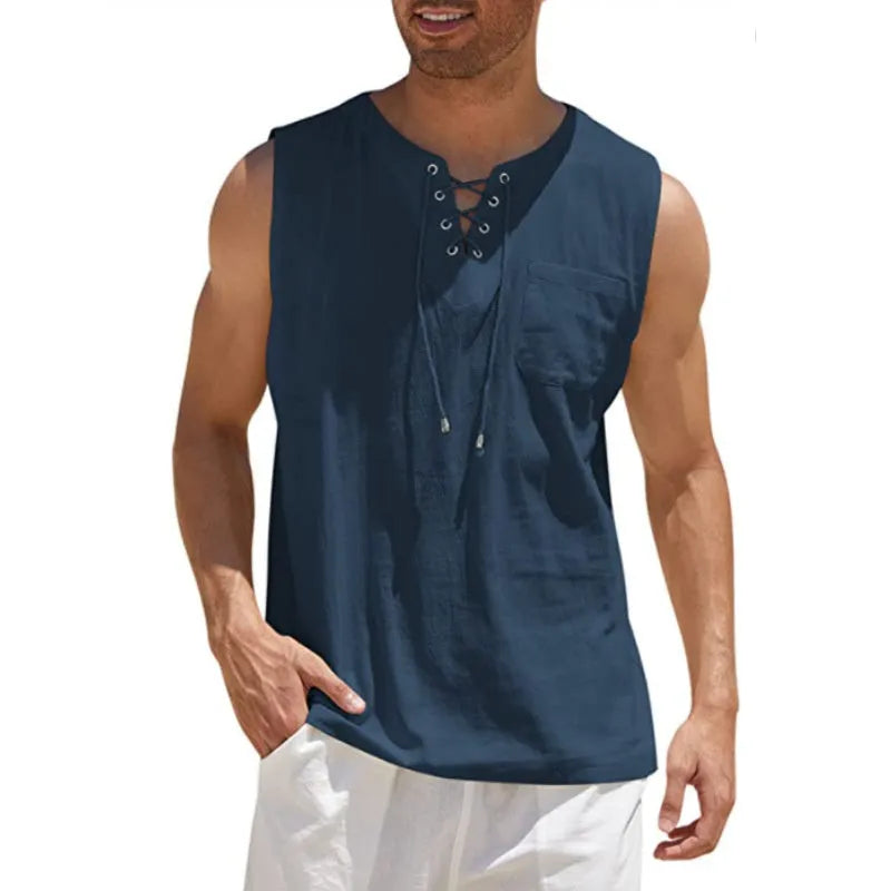 Men's slim fit pullover with stand collar in dark grey colour showing front view
