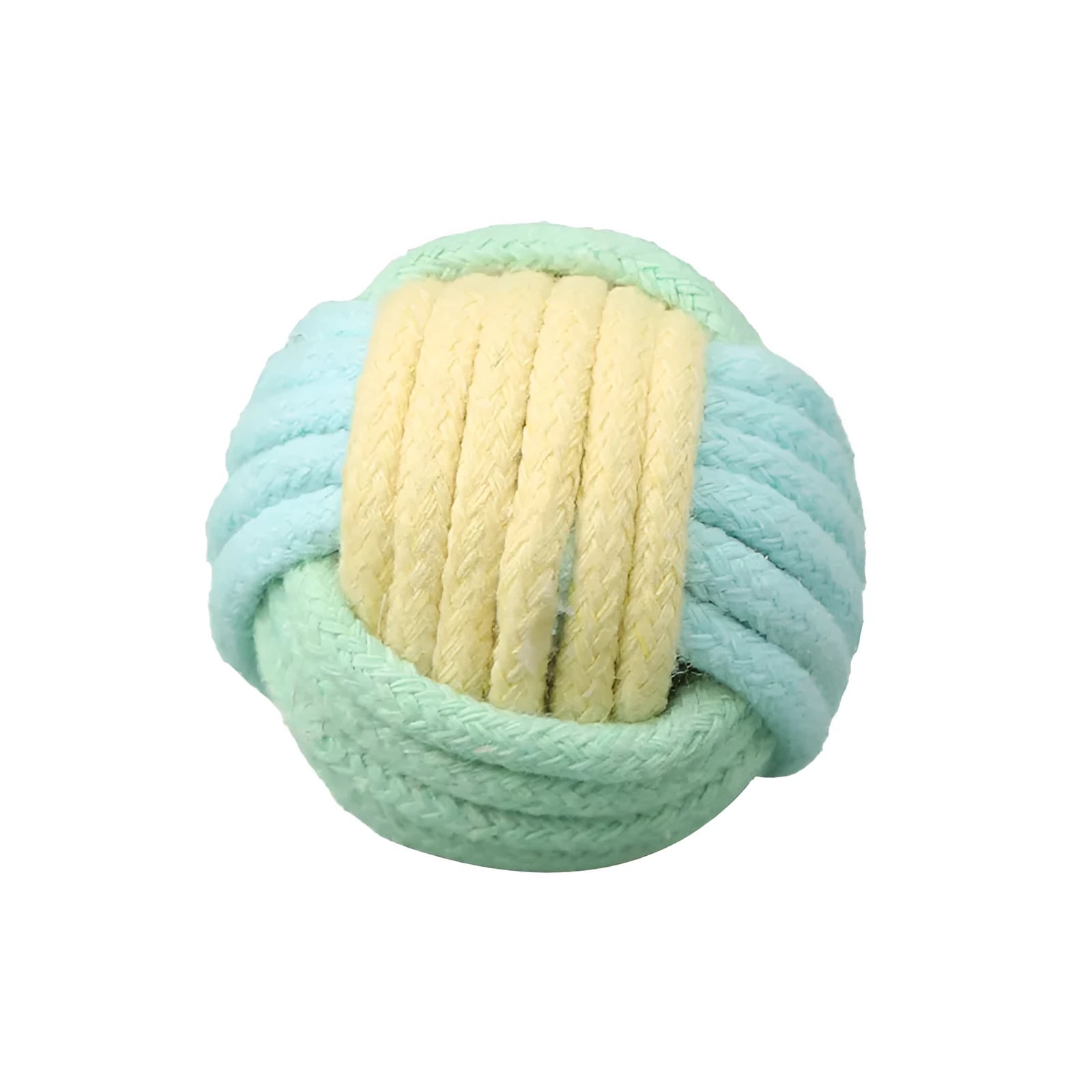 Handmade 5cm cat hair ball plush cotton toy in multiple colours for tooth grinding