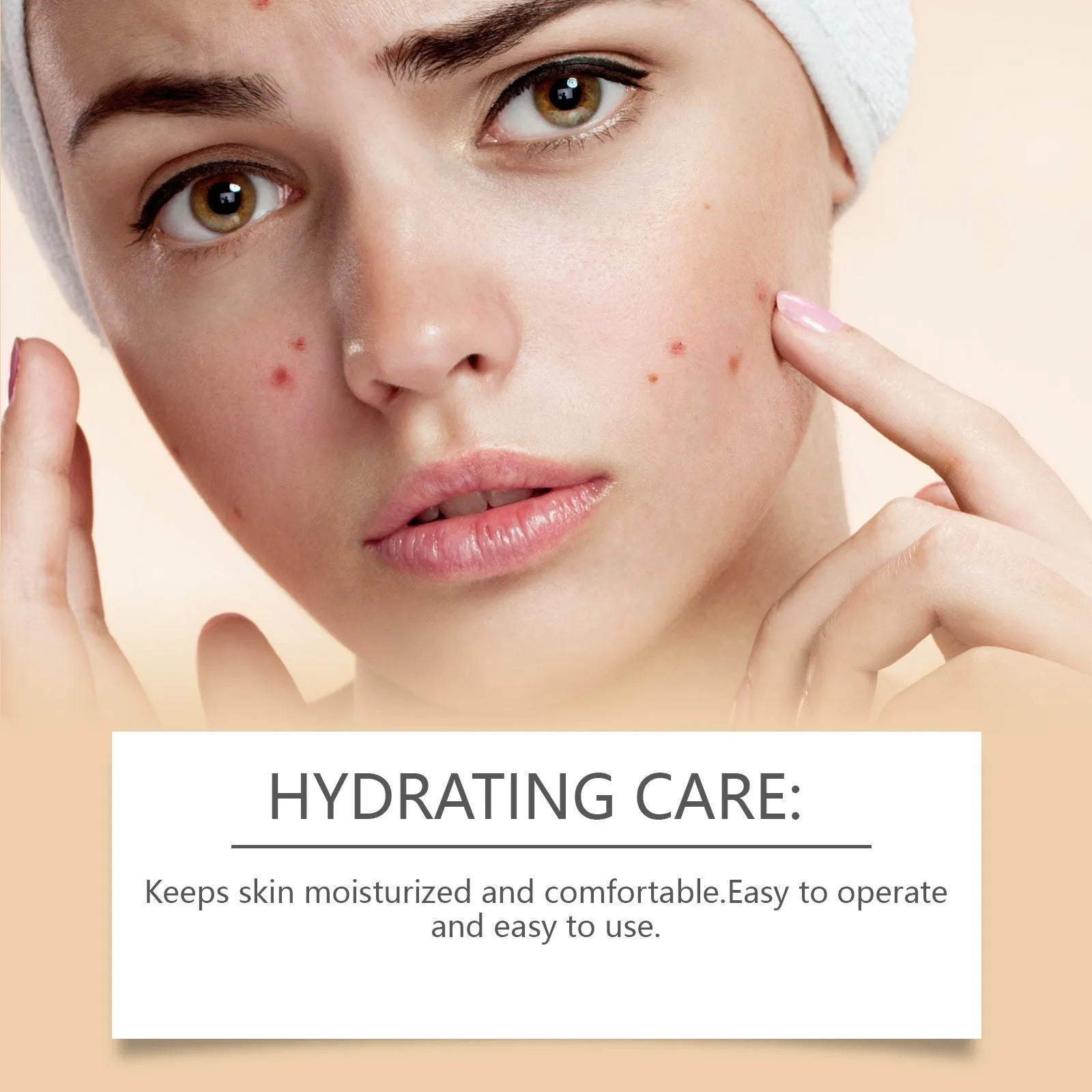 Transparent acne patches with tea tree oil and asiatic centella extract in pack of eight