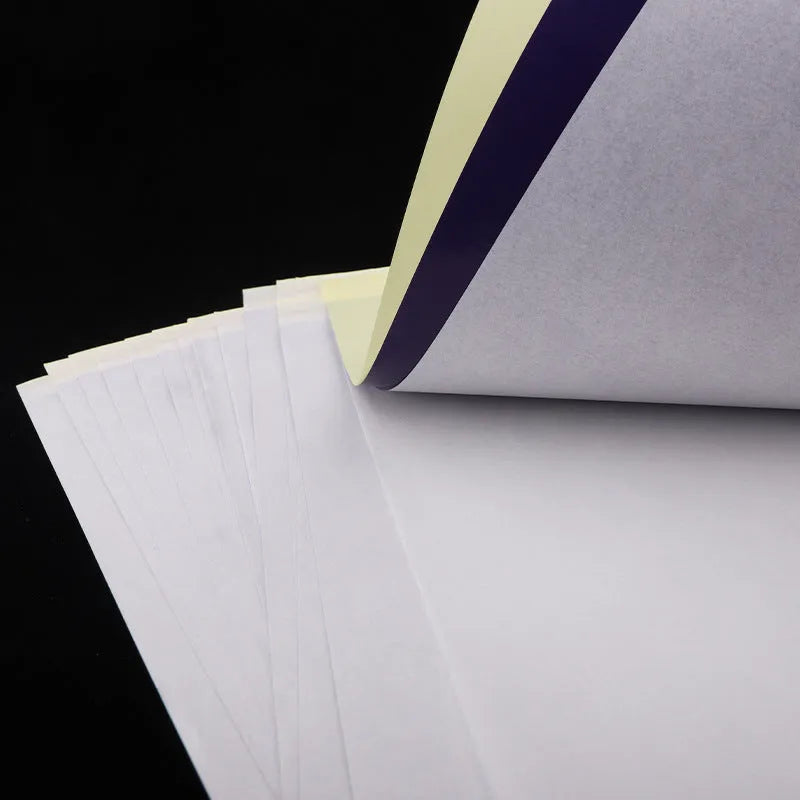 A4 tattoo transfer paper packs with transfer paste gel for hand-drawn or machine-converted designs