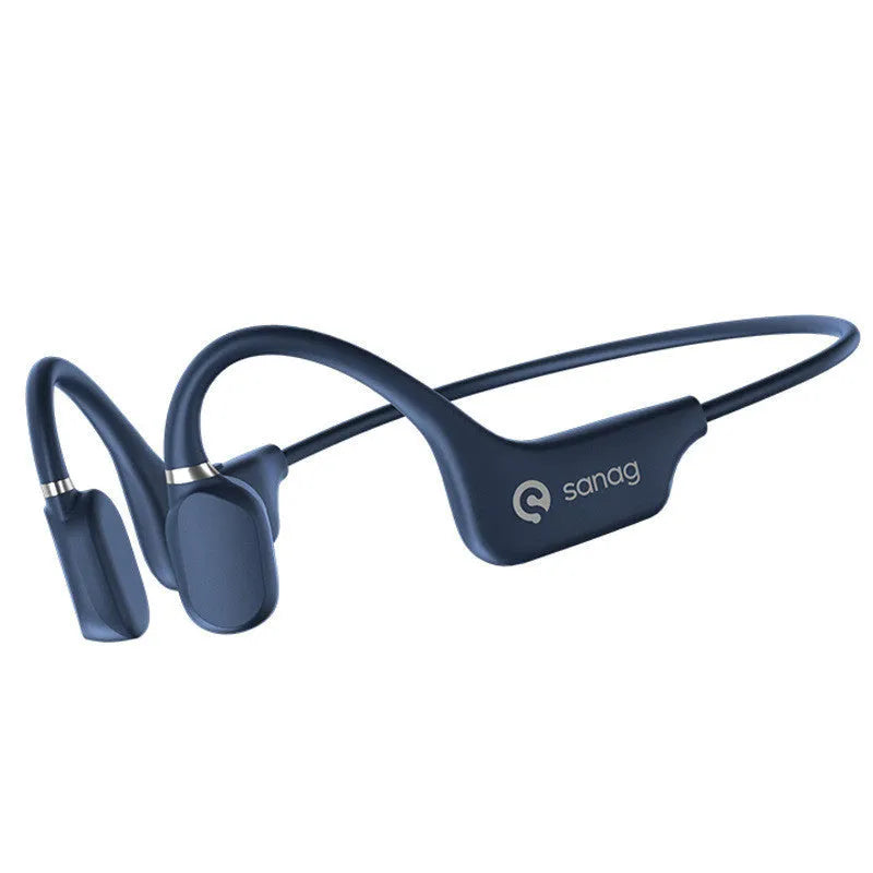 Bone conduction Bluetooth sports headset with hanging neck design in multiple colour options