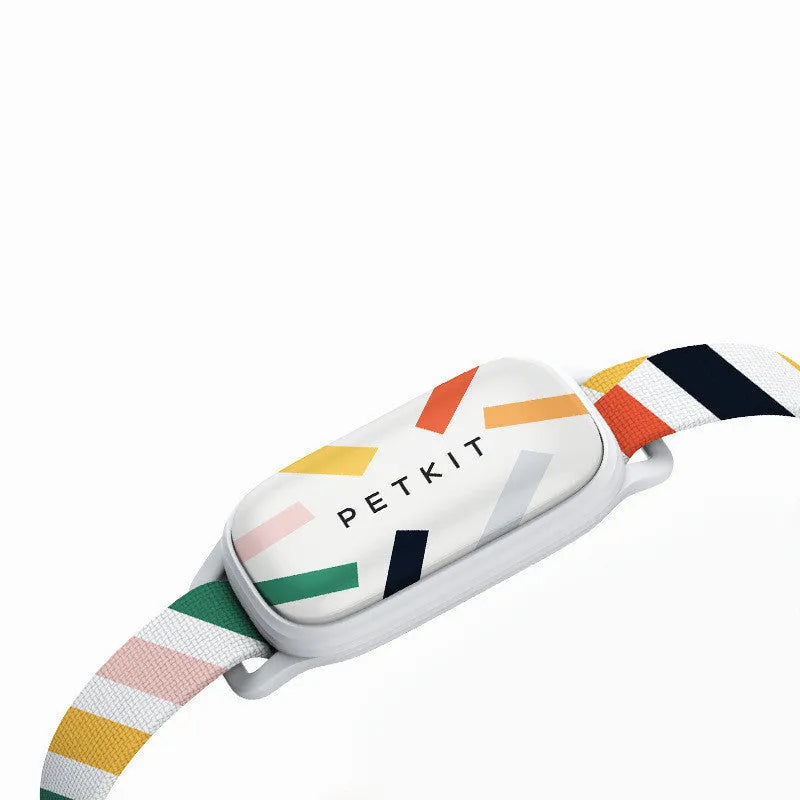 Pet smart wearable Bluetooth anti-lost device for cats and dogs, fashion simplicity style, shown in picture colour