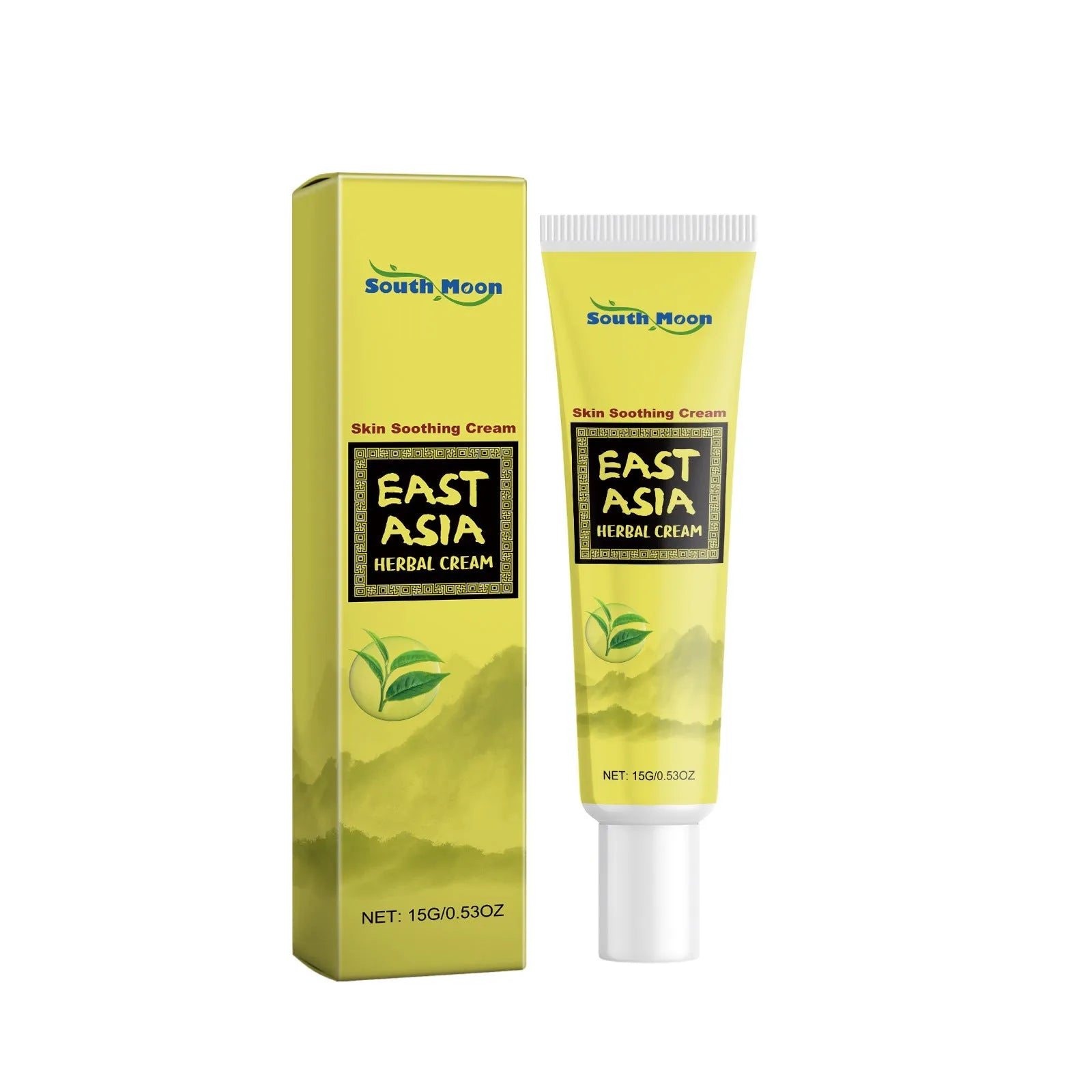 Herbal Soothing Moisturising Cream 15g container with tea tree oil and centella asiatica