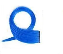 Gradient colour long curly hair wig patch extension piece approximately 60cm in length