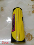 Pet comb with stainless steel teeth and red ABS handle for grooming dogs and cats.