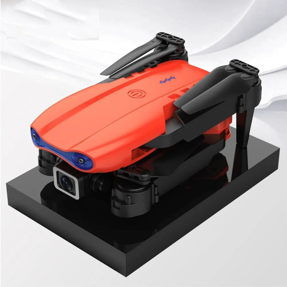 Black 4K dual camera drone with three-sided obstacle avoidance and foldable design
