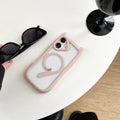 Acrylic TPU transparent phone case for iPhone 17 series in black colour with shockproof and magnetic suction features