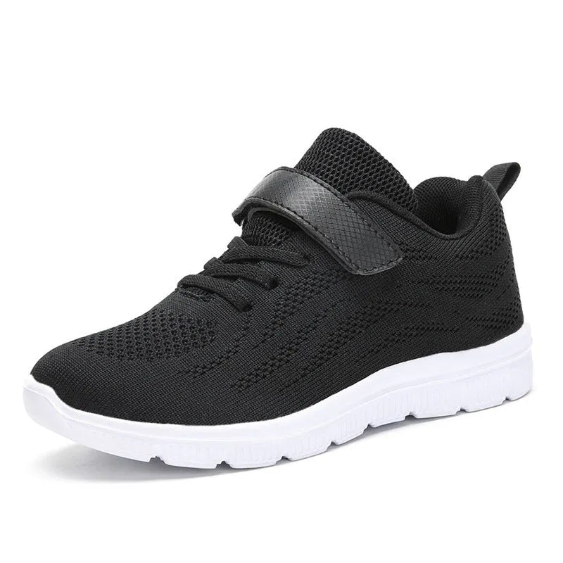 Adituo children's breathable flying shoes, lightweight casual sports shoes in plain design