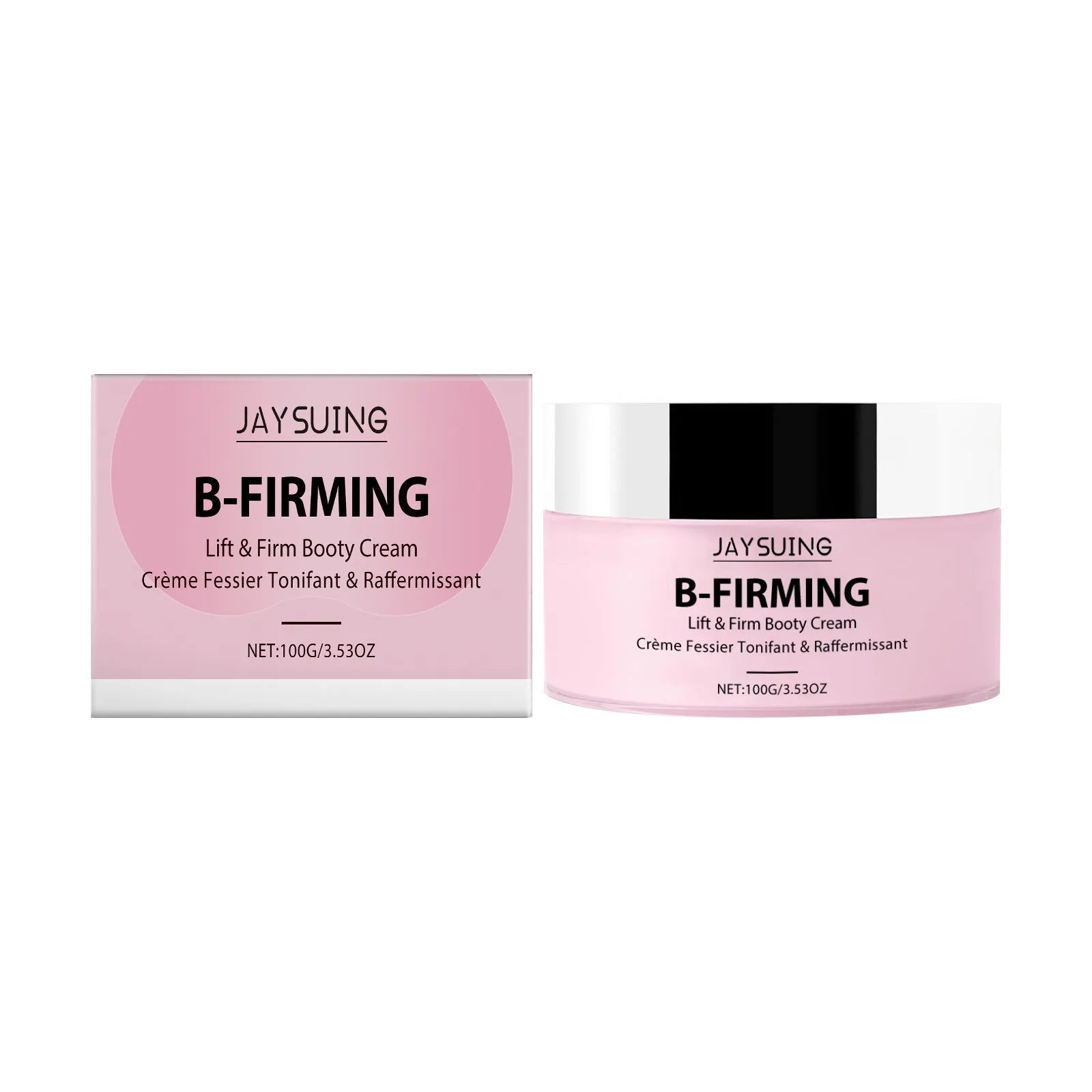 100g jar of hip and neck moisturising cream with hyaluronic acid