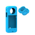 Insta360 ONE X3 silicone lens protective case in black blue and red 4.9x2.5x11.6 cm