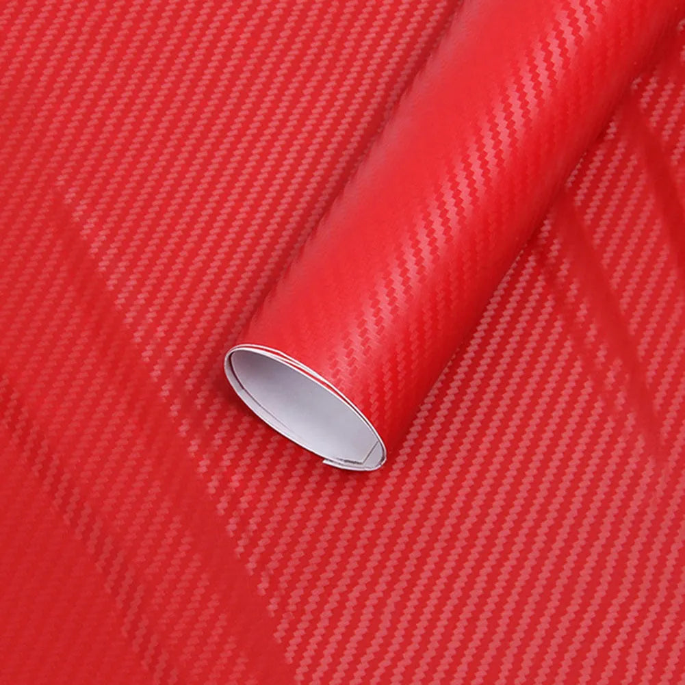 3D PVC car body sticker with striped pattern in black on a white car side panel, 127x10cm size
