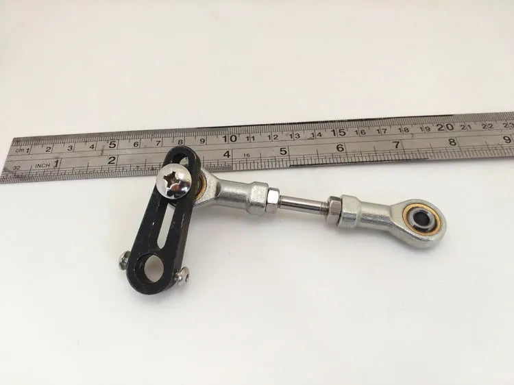 Adjustable reciprocating motor eccentric crankshaft and rocker arm assembly with 20-80mm stroke in 45 steel and stainless steel