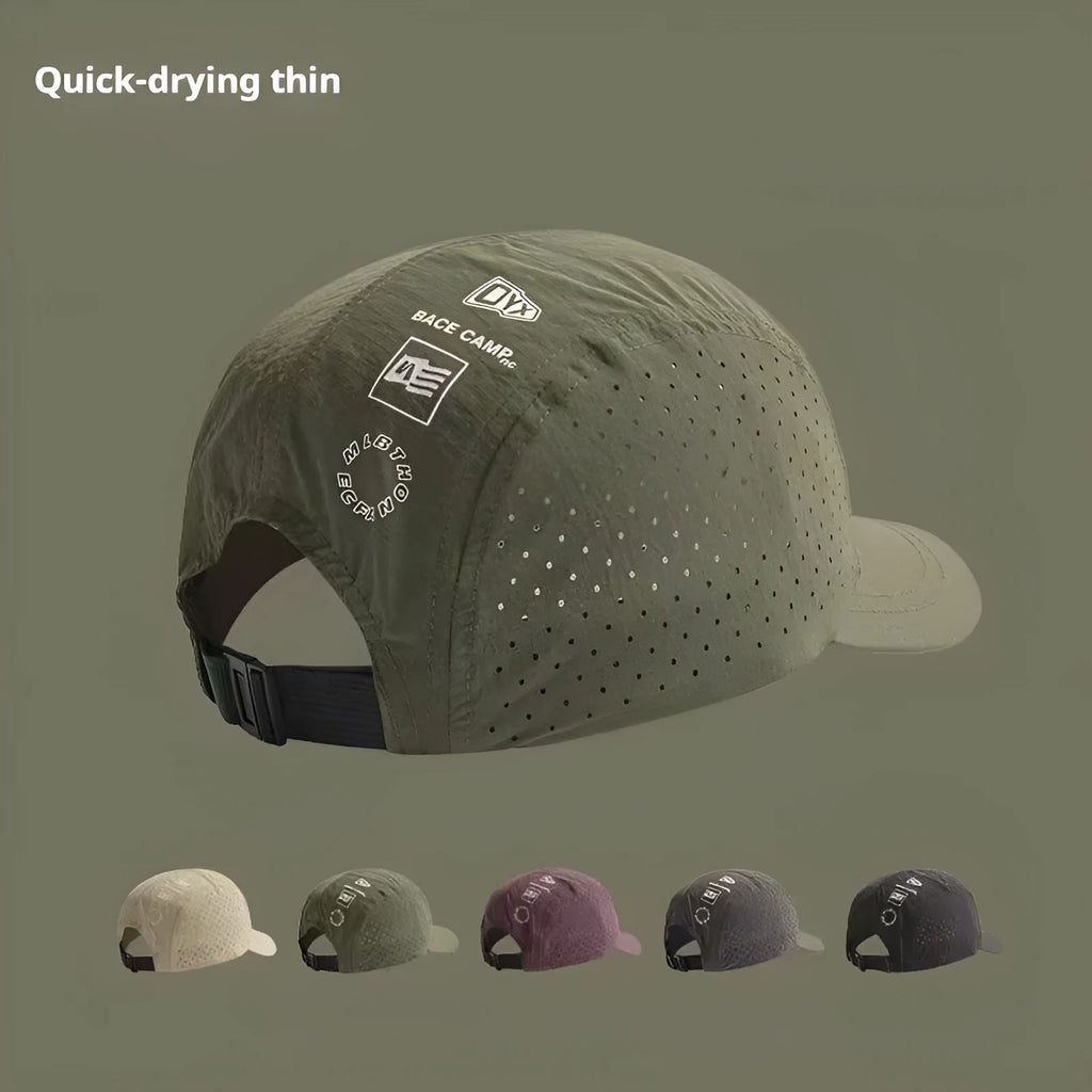 Men's adjustable acrylic mesh baseball cap in dome crown design for summer wear