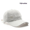 Cotton satin women's baseball hat in beige with dome crown for outdoor sun protection
