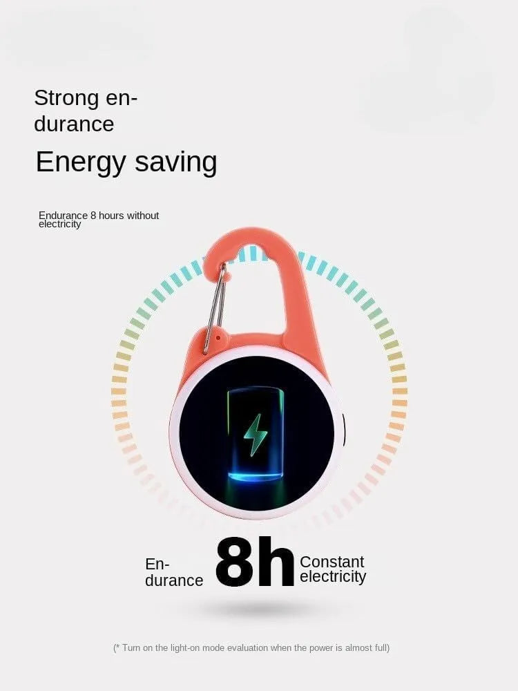 Bright LED dog collar light with silicone strap and USB cable, for night walking safety