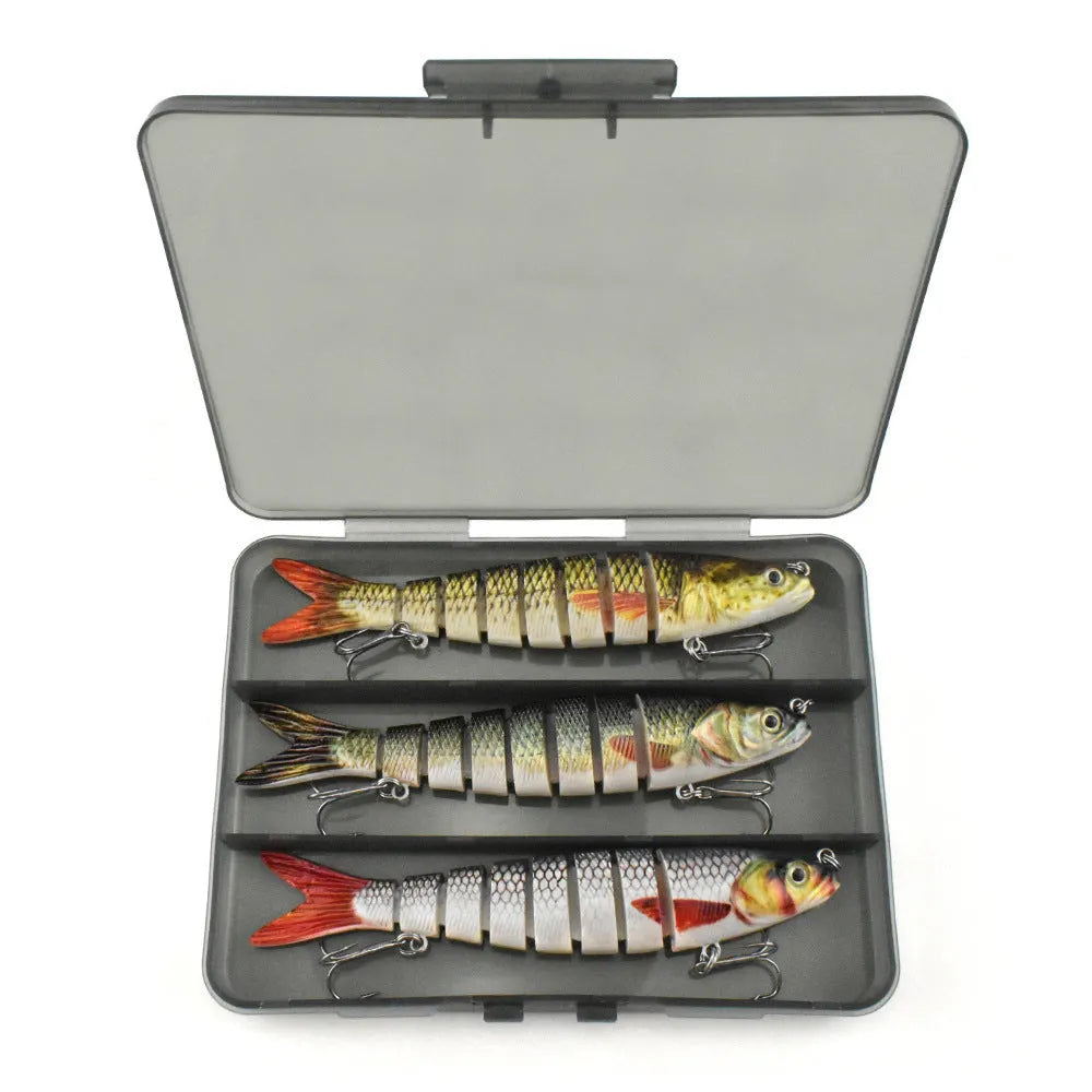 133 mm bionic hard bait fishing lure in multiple colour options with carry box