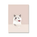 40x60cm modern simplicity canvas decorative painting with white edge border for bedroom wall