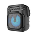 Portable Bluetooth speaker with radio in colour 3107, showing compact design and USB charging port