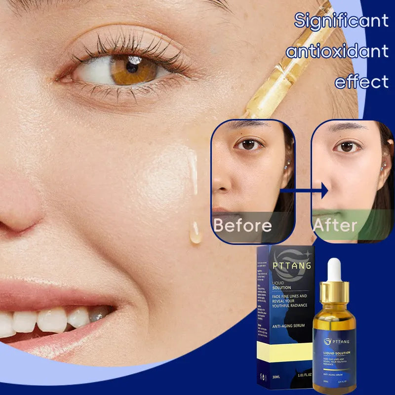 Glorious Facial Liquid moisturiser bottle measuring 10.1cm tall with squared 3.3cm base