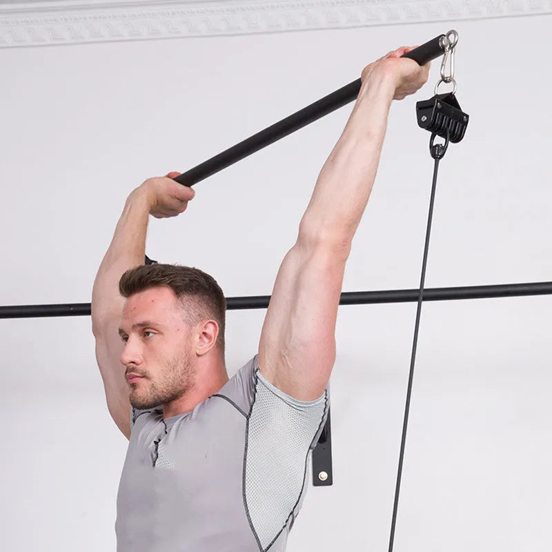 Gym equipment handles with bearing ring and EVA sponge grip in two colour options