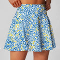 Women's high waist half-length sports skirt in breathable fabric for golf tennis badminton