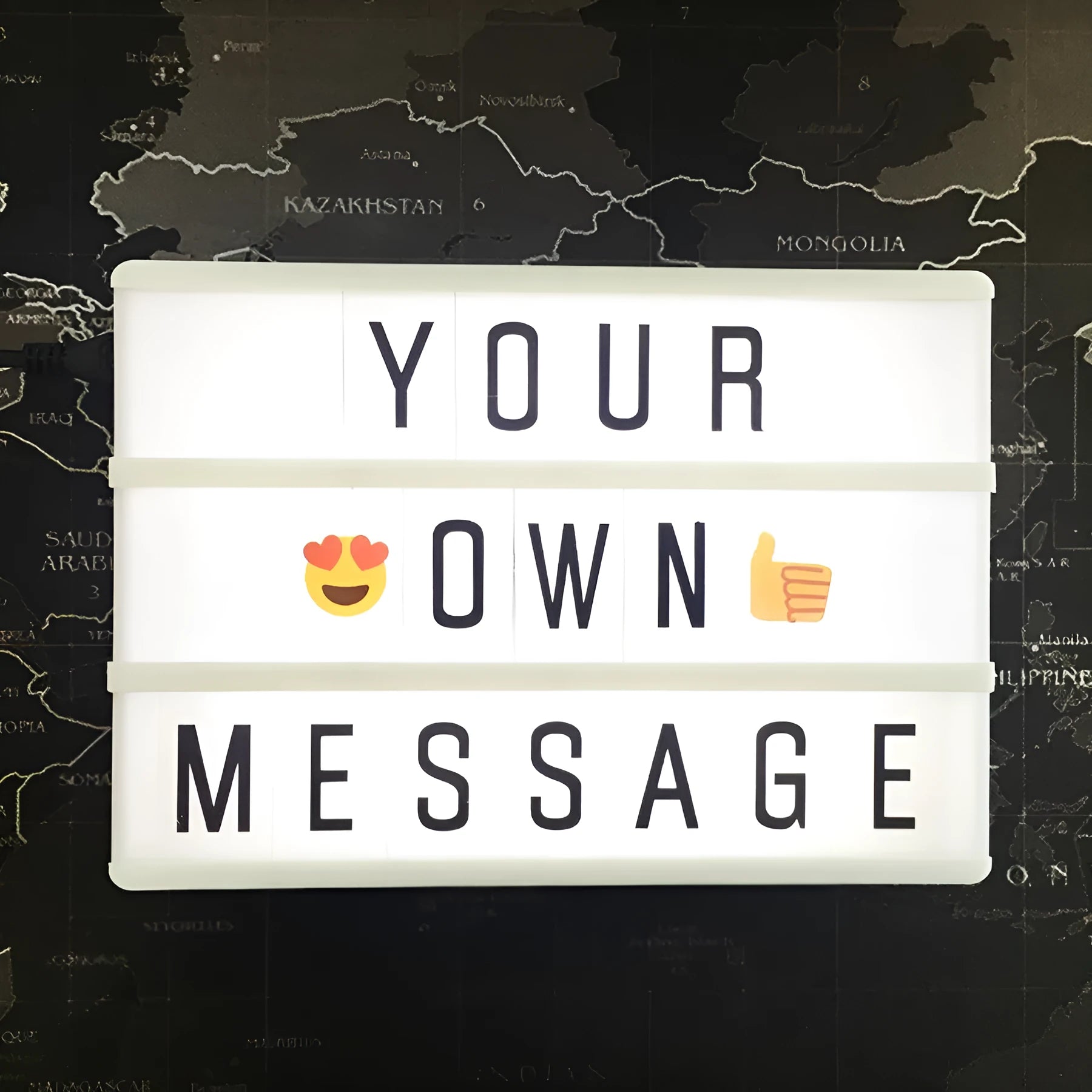 LED Letter Light Box Decoration Light with PVC shell 300x220x60mm