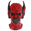 Red bat head cover horror dress up hood mask for Halloween costume events