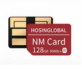 Red NM memory card 128GB for Huawei mobile phone with 90MB/s read speed