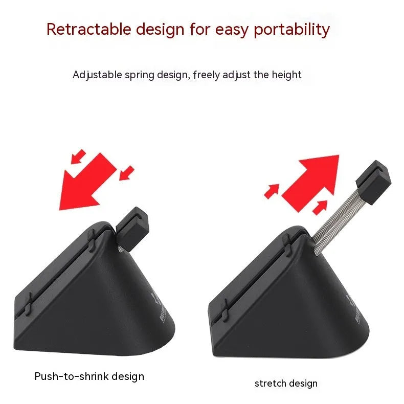 ABS plastic mouse cable bracket holder in black or white colour for wired mouse cable management