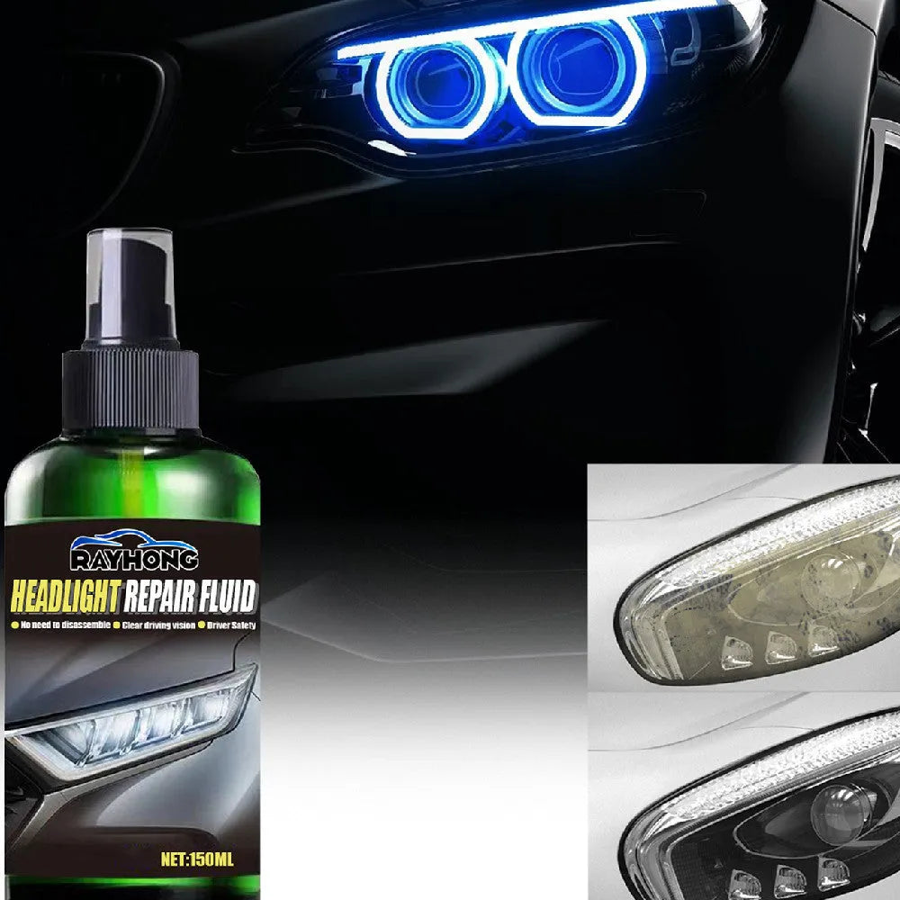 150ml car lamp repairing liquid bottle for headlight restoration with nano titanium oxide formula