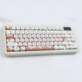 Dessert cat cartoon sublimation key caps for mechanical keyboards in round MOG style