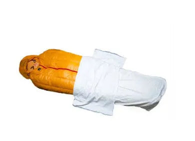 Outdoor climbing sleeping bag cover in mummy style for adult camping and travel.