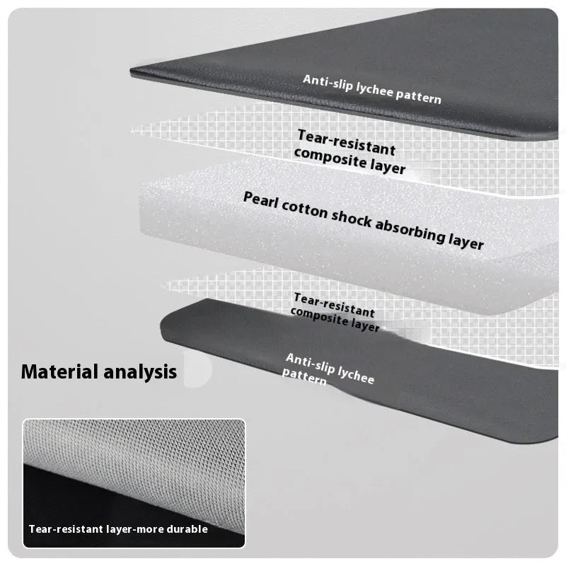 Three fold gymnastic mat 180x60cm non-slip thick yoga exercise mat for home sit-ups black