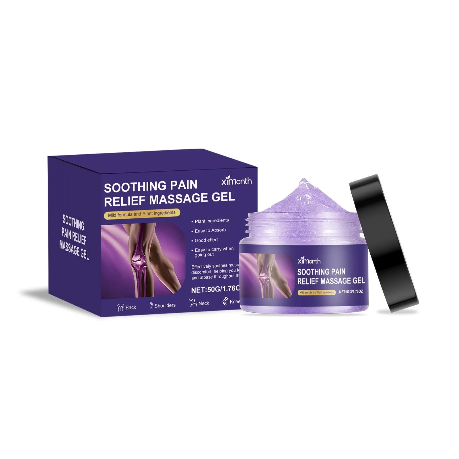 50g tube of body joint care gel for temporary joint discomfort relief